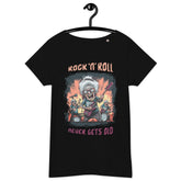 Rock N roll Women’s Basic Organic T-shirt - Beyond T-shirts